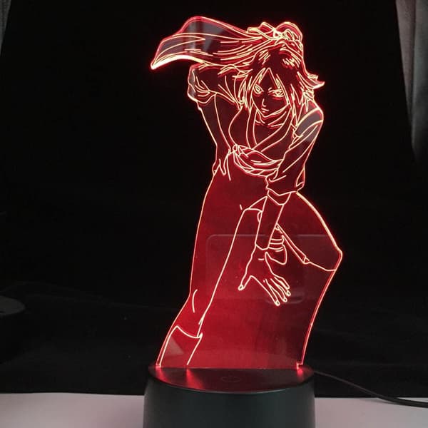 3D LED Illusjon Nattlys Skrivebordslampe Shihouin Yoruichi Anim