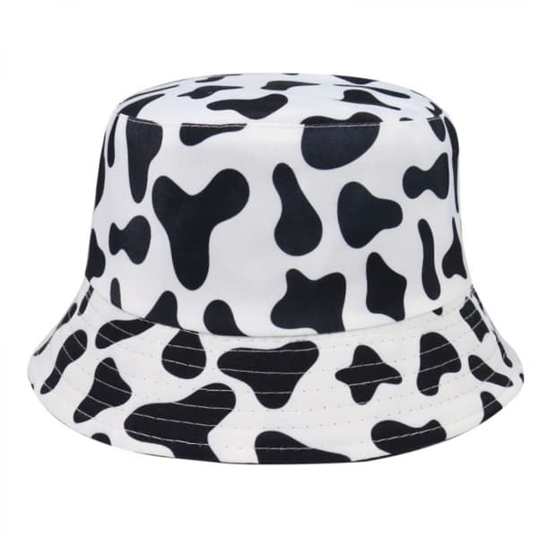 Bucket Hat Dame Herre Sort Hvid Bucket Hat Dobbeltsidet B