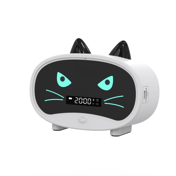 Bluetooth-kompatibel højttaler Mini bærbart vækkeur Cute