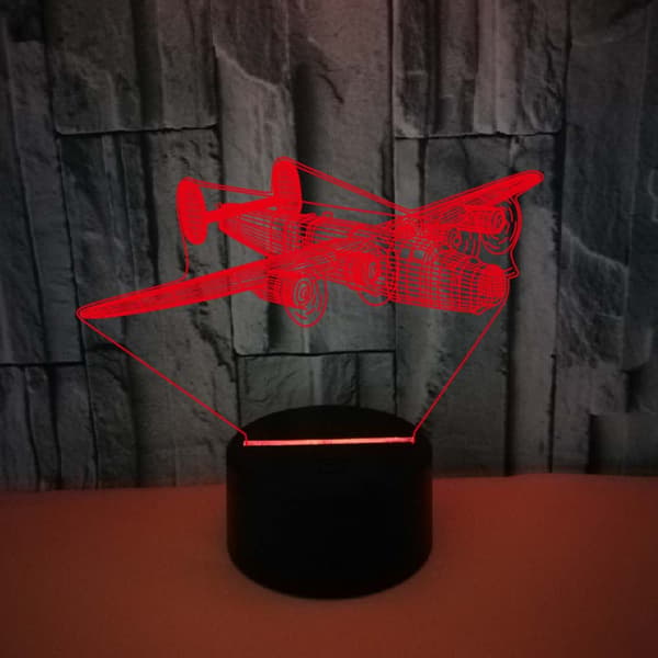 Fly 3D Nattlys med Fjernkontroll og Berøringskontroll, Flere
