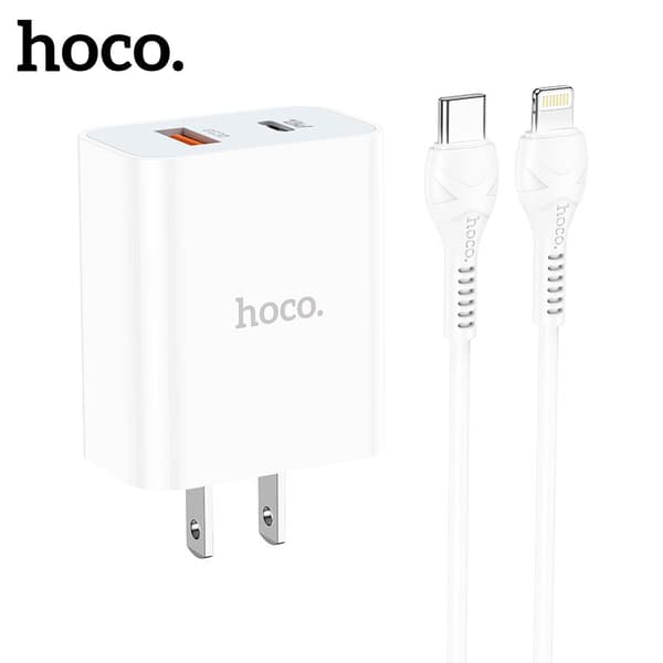 hoco. C97 ny PD20W+QC3.0 laddare för iPhone13 mobiltelefon