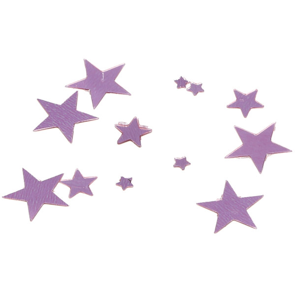 3mm/6mm/10mm Ruusukullanvärinen viisisakarainen tähtikonfetti syntymäpäiväjuhliin ja hääkoristeluunRuusukullanvärinen tähtikonfetti 3mm/6mm/10mm