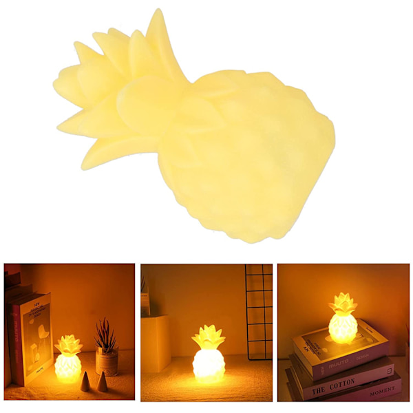 Nattlampa Ananas Form Silikon LED Nattlampa Orname