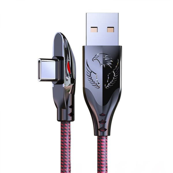 90 graders Type C USB-kabel 1,8 meter【1 förpackning 66W】Spのデザイン
