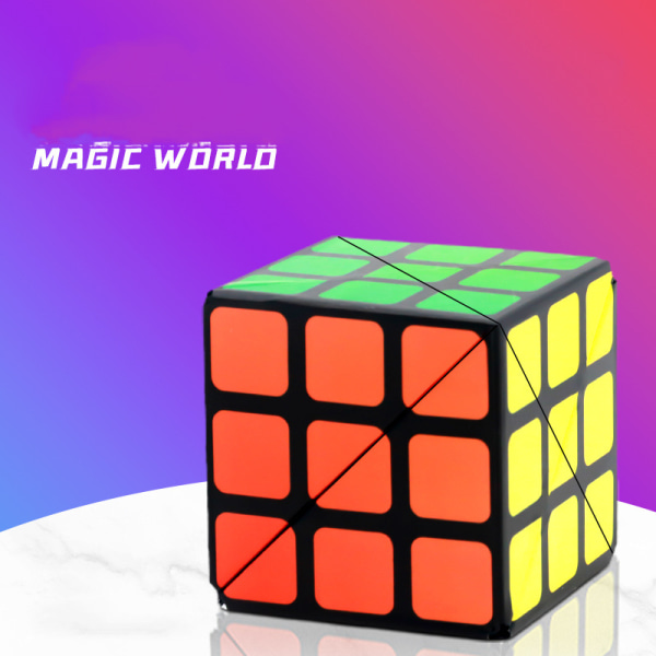 Magnetisk tredimensionell Rubiks kub barnutbildning