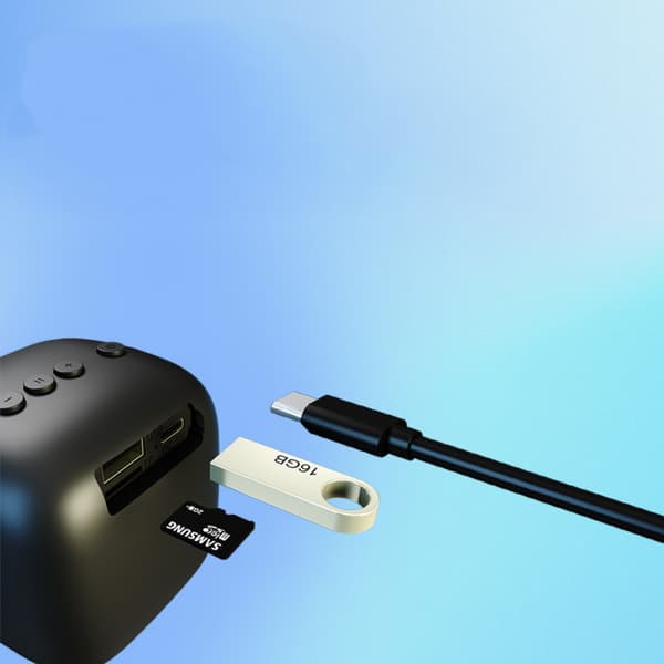 Bluetooth-høyttaler, Mini bærbar trådløs høyttaler, Forbedret B