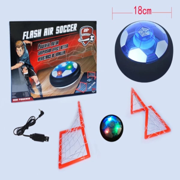 laddningsbara hängande fotboll inomhusbelysning elektrisk fotboll induktion fotbollsdörr set med tryckavlastande bollleksaker
