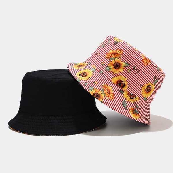 Unisex Print Dobbeltsidet Vendbar Spandhat C