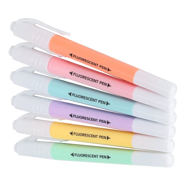 Dubbelsidig highlighter för barn, målarpennor, markeringspennor