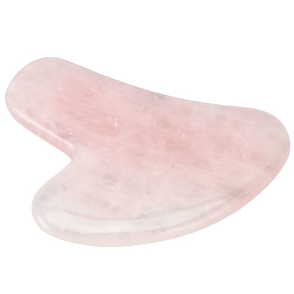 Pink Krystal Skrabebræt Hjerteformet Fremme Blodcirkulation Gua Sha Bræt Guasha Værktøj til Ansigt Hals