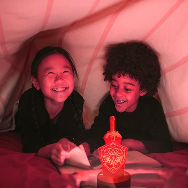 Anime LED Nattlampe, 7 Farger USB-Lading 3D Touch Illusjon