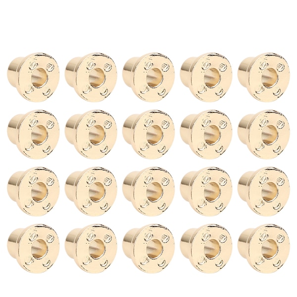 20 st högklackade metallskyddsskydd DIY skoskydd 12/14/17mm guld 14mm