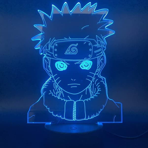 Naruto Kakashi Uchiha Sasuke 3D Illusion Natlampe Sm
