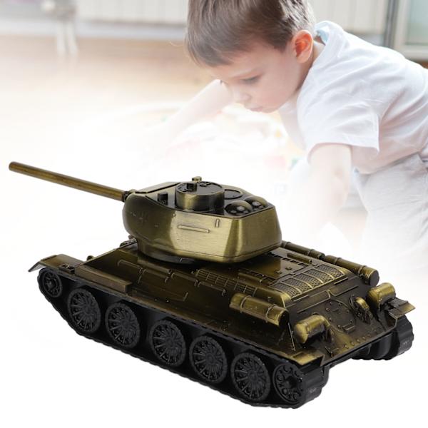 Tank Model Metal Retro Flyvemaskine God Detaljebehandling Kontor Dekoration til Børns Legetøjsbibliotek