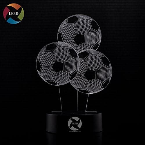 3D Optisk Illusions Natlampe - 7 LED Farveskiftende Lampe