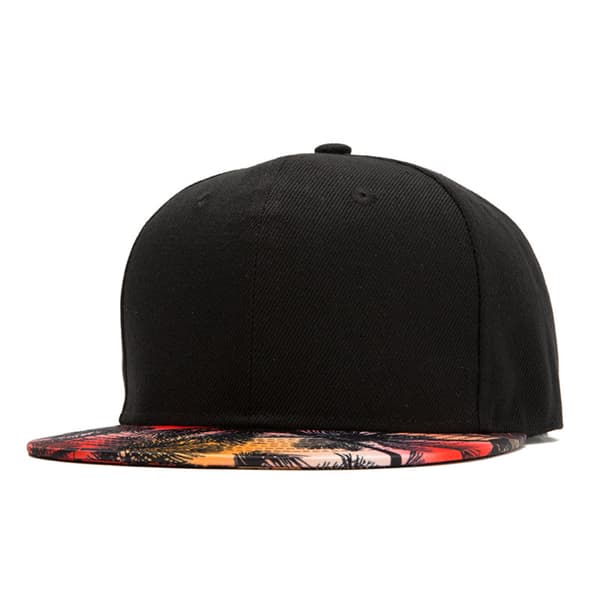 Klassisk Snapback-caps Hip Hop Flat Bill Visor Cap - Unisex Ad D