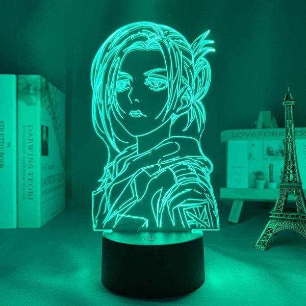 Attack on Titan 3D Anime Lamp Natt Levi Ackerman Illusion N