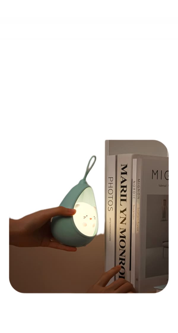 Smart Nattlys Bevegelsessensor Varmt Lys USB Oppladbar C