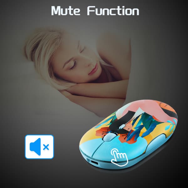 M350 Pebble trådlös mus, Bluetooth- eller USB-anslutning, tyst