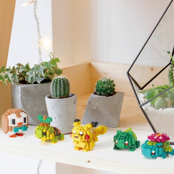 Mini Byggeklodser Søde Tegneserie Sæt til Goodie Bags, 117 stk. Mikro Mini Byggelegetøj DIY 3D Mursten Sæt til Voksne Børn, Julegave Fødselsdag