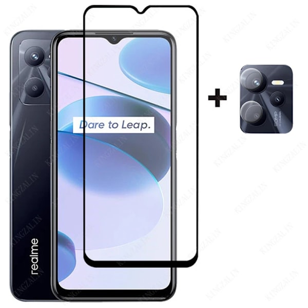 Härdat glas för Realme C25Y skärmskydd