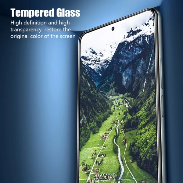 2ST Sceeen-skydd för Redmi Note 11 Pro 5G härdat glas
