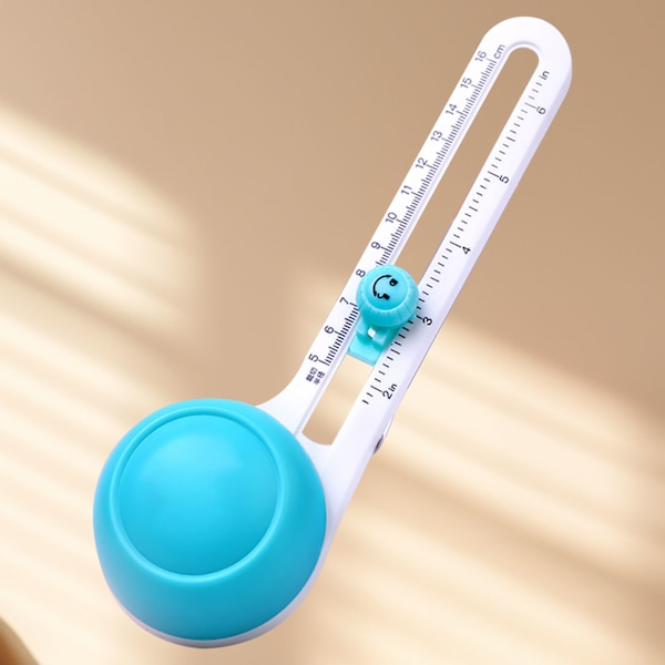 Cirkulær papircutter 360 graders rotation klar skala skydejustering Anti-slip cirkel papirklipper