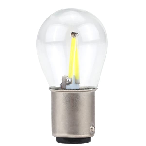 Par 1157 Glas Strobe COB LED Bil Blinkers Bakljus Bromsljus Vit Ljus