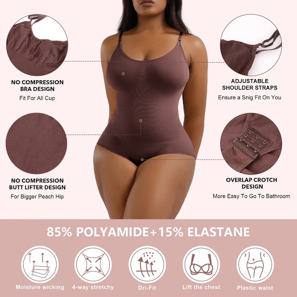 Shapewear för kvinnor med hög midja och rumplyft, storlek XL A195