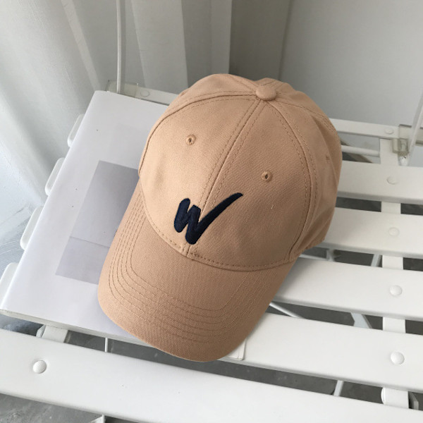 Hatt vår och sommar broderad alfabet basebollkeps casu Khaki