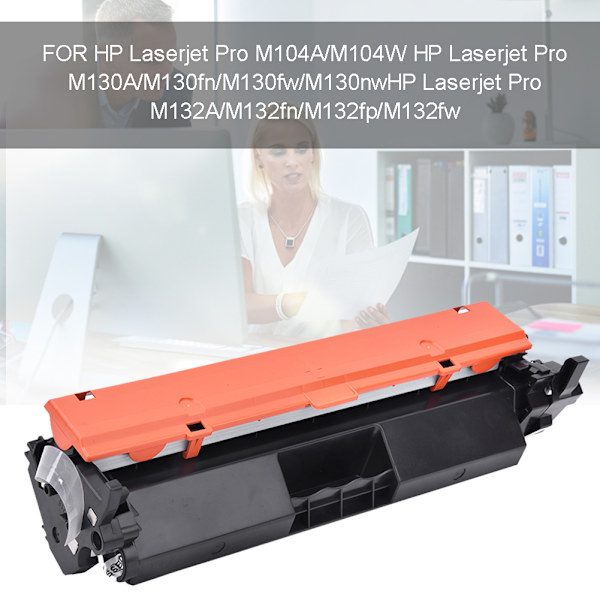 For HP CF218A Tonerpatron M104A M130A M130fn M132A M132fw Printer TilbehørSort
