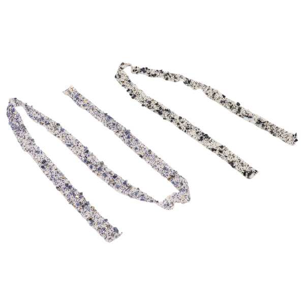 2PCS Resin Rhinestone Strips Ribbons Crystal Glitter Rhinestone Trim för DIY Sko Väska Kläder Halsband