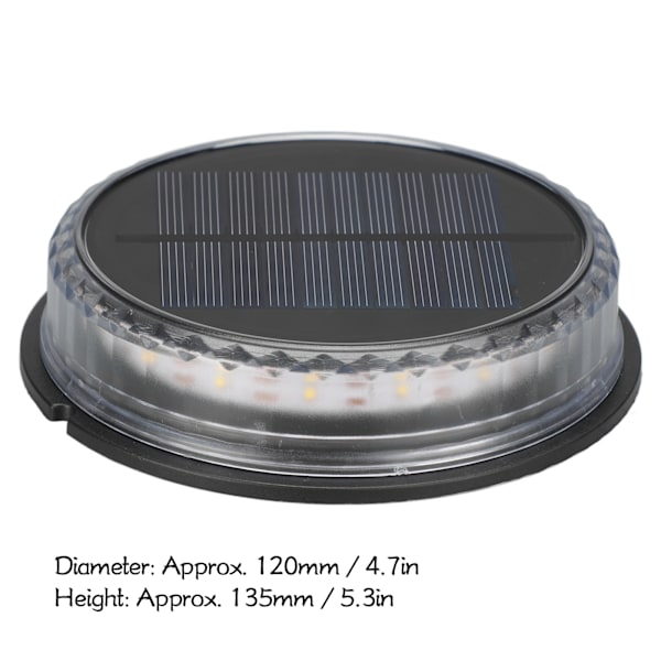 LED Solcelle Plænelys IP65 Vandtæt LED Jordlys til Gangsti Have Baghave Landskab Colourful Light 1Pcs