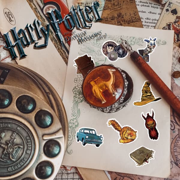 Harry Potter akvarelli vinyylitarrat, 50 kappaleen setti