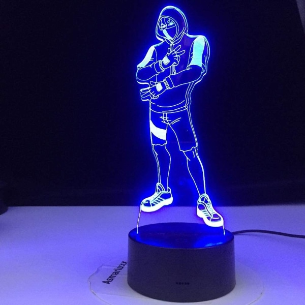 3D Touch Illusion Lamp Nattljus för barn 3D Lighting Ikon