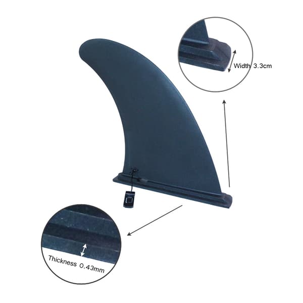 Universal Surfboard Fin - Sikker forstærket Surfboard Fin til Paddle Board Kano
