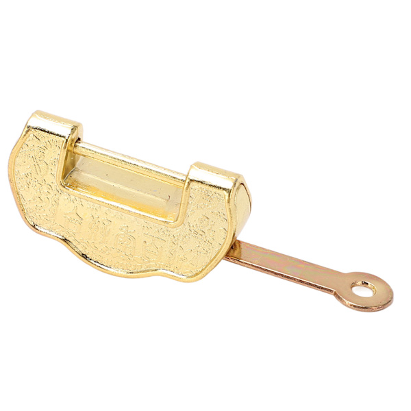 Vintage Låse Nøgle Zink Legering Vintage Horisontal Åben Messing Hænglås med Nøgle til Smykkeæske Kuffertskuffe Hjemmeindretning
