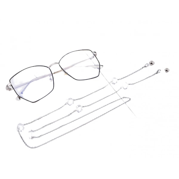 Glasögonkedja Kristall Solglasögon Glasögonremshållare för