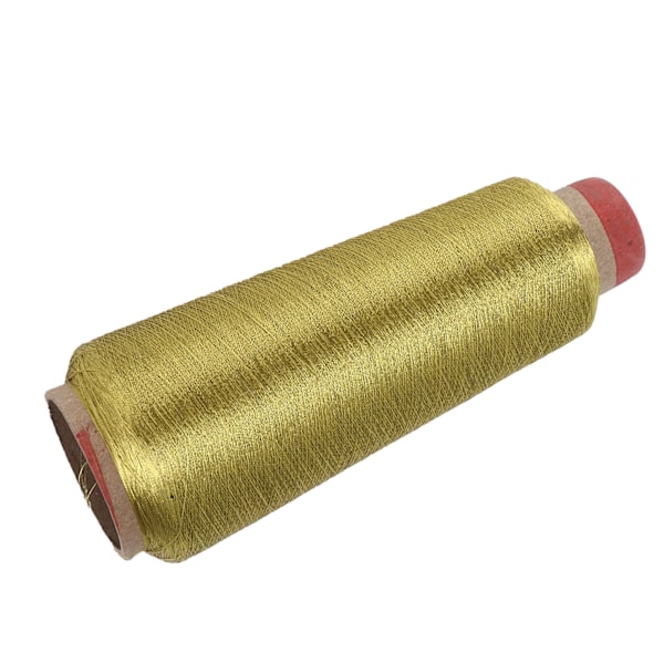 Sytråd slitstarkt hushållspolyestergarn för DIY-broderimaskinprojekt (guld)