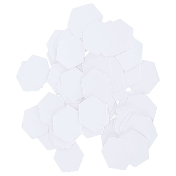 100 st PatchWork-mall Hex-pappersmodellbräda Quilting Syhantverk DIY Sömnadsverktyg (22 mm Hex)
