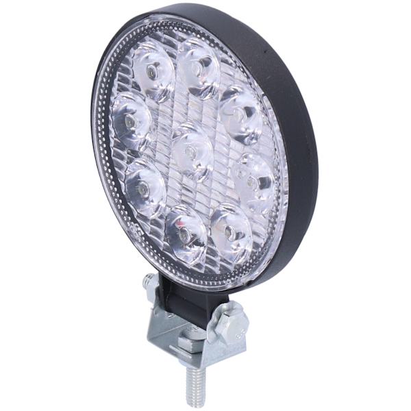 27W 9LED Työvalo 6000K 3000LM Pyöreä Lamppu IP67 Vedenkestävä Universaali Autolle Moottoripyörälle