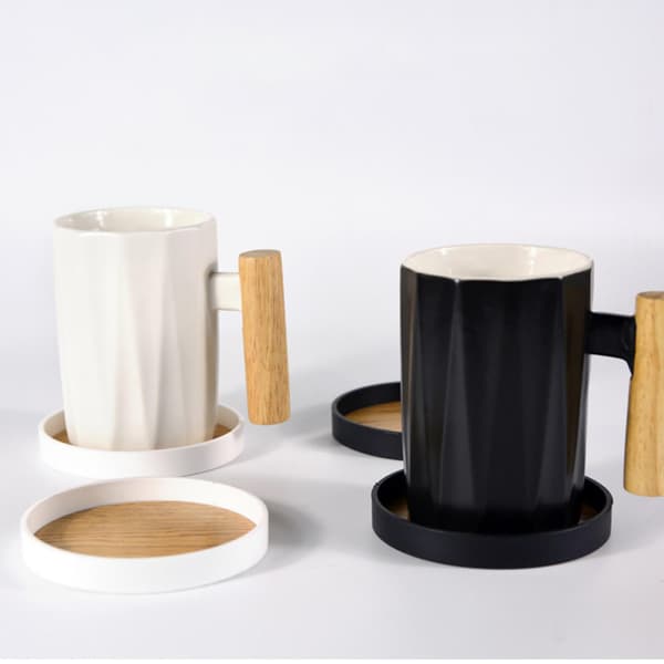 Varmeisolert Koppbrikke Minimalistisk Stil Rund Pvc Te C