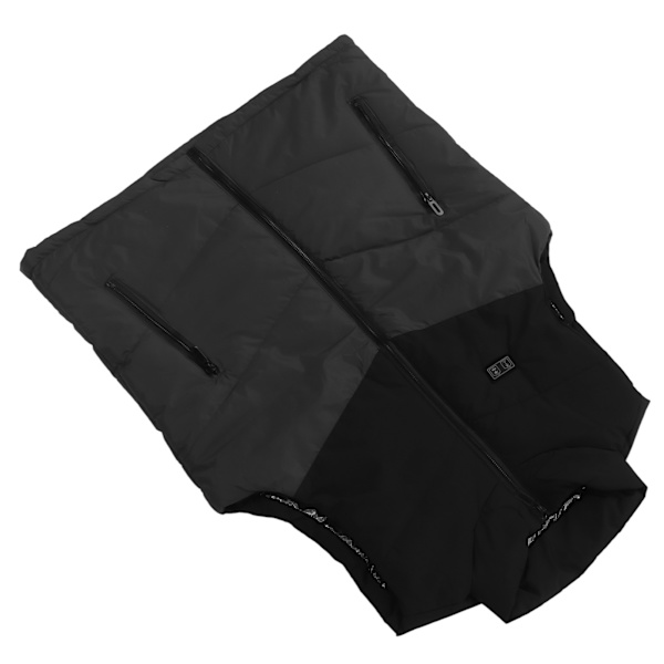 Elektrisk uppvärmd väst 11 värmezoner 3 lägen Dragkedja ficka Hög säkerhet Lätt uppvärmd väst för män kvinnor Utomhus 2XL(171 till 182lb)