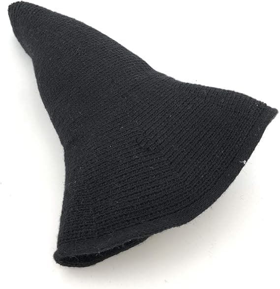 Kvinnors Häxhatt Stickad Fleece Mössa för Halloween