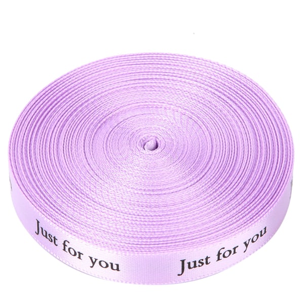 1 cm * 10 meter \"Just for you\" tryckt band DIY handarbete tryckt bomullsband för födelsedagsfest #4