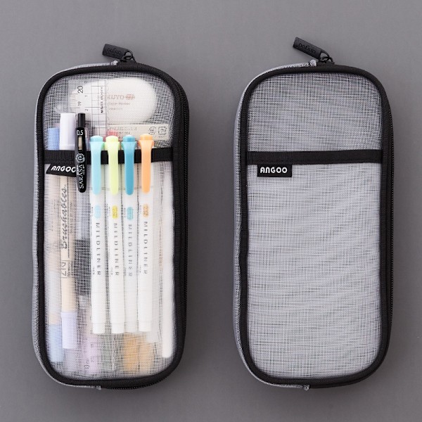 Pennfodral Set, Nylon Pennförvaringspåse, Makeupväska för G