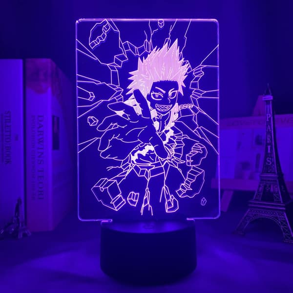 3D Led Illuusio Lamppu Yövalo Eijiro Kirishima Led Yö