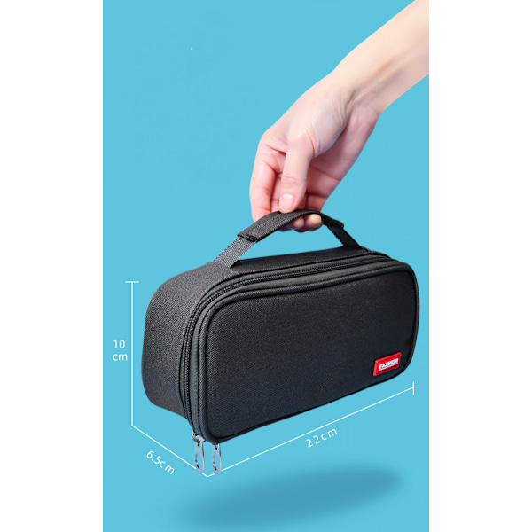 Pencil Case Stor Kapacitet Pen Markør Holder Pose Boks Makeup