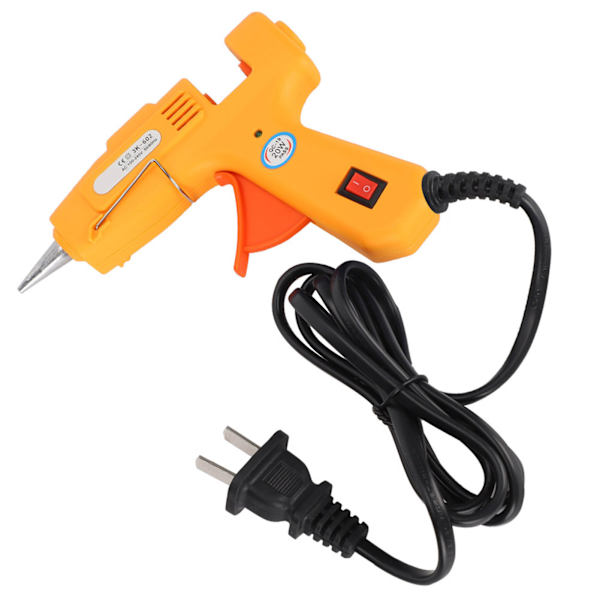 20W Professionell Mini Elektrisk Värme Smältlim Verktyg DIY Värmeverktyg Gul 100‑240VUS Plugg