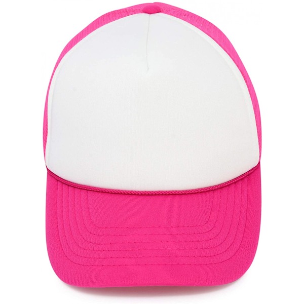Tvåfärgad Trucker Hat Sommar Mesh Cap med Justerbar Snapbac E